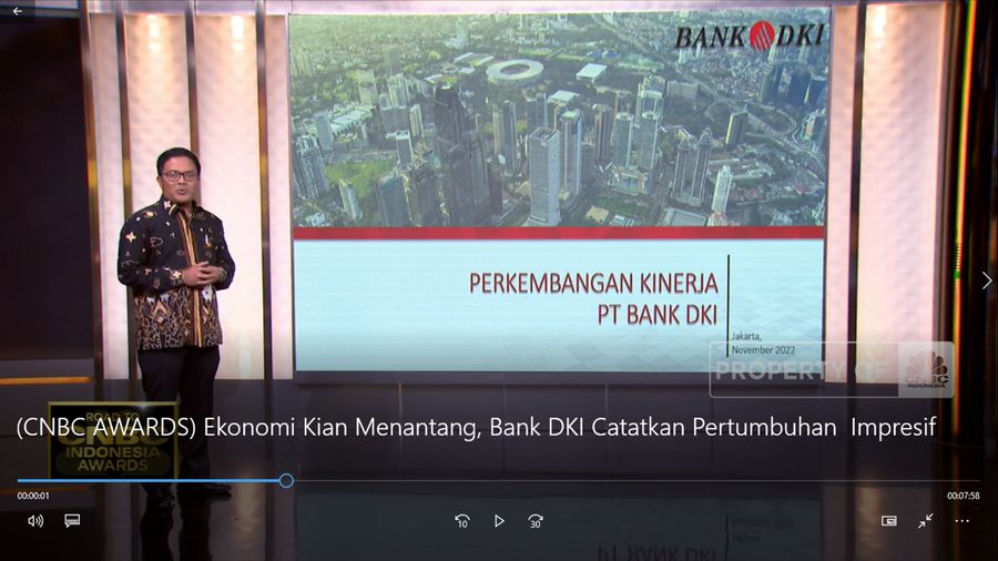 Ekonomi Kian Menantang, Bank DKI Catatkan Pertumbuhan  Impresif  (CNBC Indonesia TV)