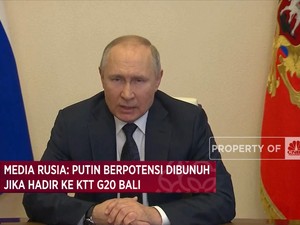Media Rusia: Putin Berpotensi Dibunuh Jika Hadir di G20 Bali