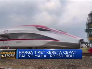 Tiket Kereta Cepat Rp 250 Ribu, Kapan Balik Modal?