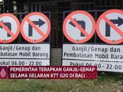 Ganjil-Genap Diterapkan Selama Gelaran KTT G20 di Bali