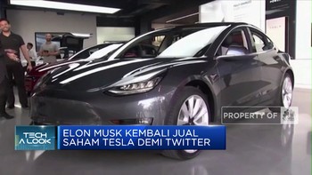 Elon Musk Kembali Jual Saham Tesla Demi Twitter