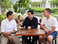 Erick Thohir Ajak John Terry dan Nesta 'Blusukan' di Sarinah
