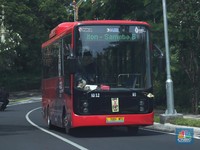 Penampakan Bus Listrik KTT G20, Bali Bebas Asap Polusi
