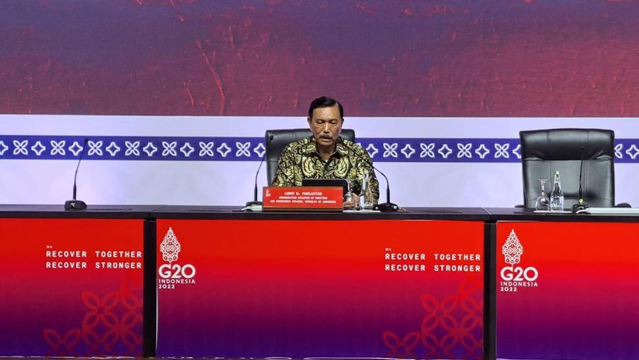 Press Conference Jelang Jelang KTT G20/ Hadijah Alaydrus