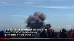 Detik-Detik Pesawat Tabrakan di Wings Over Dallas Airshow