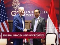 Biden Bawa 'Oleh-Oleh' Rp 38 T Untuk RI di KTT G20