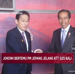 Jokowi Bertemu PM Jepang Jelang KTT G20 Bali