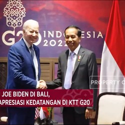 Jokowi Apresiasi Kedatangan Biden di KTT G20