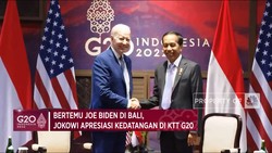 Jokowi Apresiasi Kedatangan Biden di KTT G20