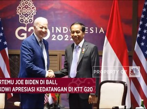 Jokowi Apresiasi Kedatangan Biden di KTT G20
