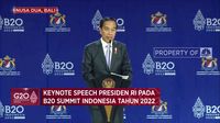 Video: Pidato Arahan Presiden Jokowi Di B20 Summit Indonesia