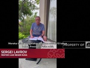 Jubir Kemenlu Rusia: Lavrov Sehat