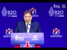 Di Forum B20, Airlangga Pamer RI Bakal Punya Ibu Kota Baru