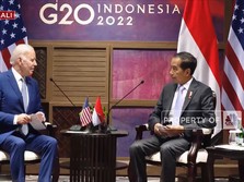 Pertemuan Bilateral Indonesia-AS, Jokowi Menyapa Joe Biden