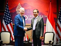 Intip Senyum Manis Biden Bertemu Jokowi di G20 Bali