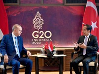 Jokowi-Erdogan Ngobrol di Bali, Bahas Perang hingga Jalan Tol