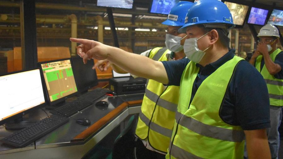Visitasi Pabrik Baja Bhirawa Steel.