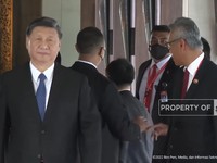 Detik-detik Pengawal Xi Jinping Dihalang Pengawal Jokowi