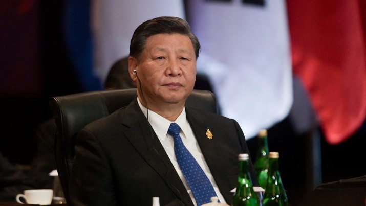 G20-SUMMIT/ China's President Xi Jinping attends the opening of the G20 Summit in Nusa Dua on the Indonesian resort island of Bali on November 15, 2022. BAY ISMOYO/Pool via REUTERS