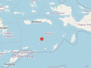 Gempa Bumi Terkini M 5,5 Guncang Maluku Barat Daya, Berpusat di Laut