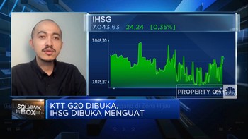 Video: KTT G20 Resmi Dibuka, IHSG Melenggang di Zona Hijau