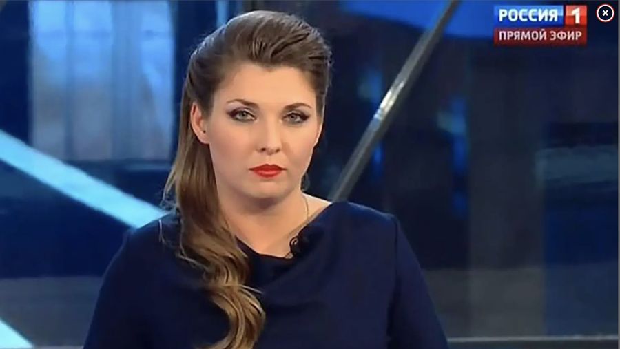 Olga Skabayeva (Tangkapan Layar Russia 1)