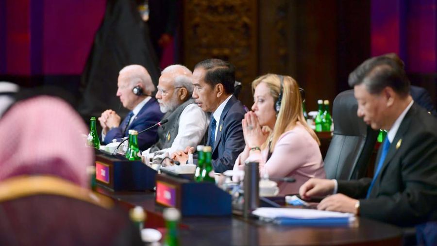 Pembukaan Sesi 2 Konferensi Tingkat Tinggi (KTT) G20 Dibuka oleh Presiden Joko Widodo. (Muchlis Jr - Biro Pers Sekretariat Presiden)