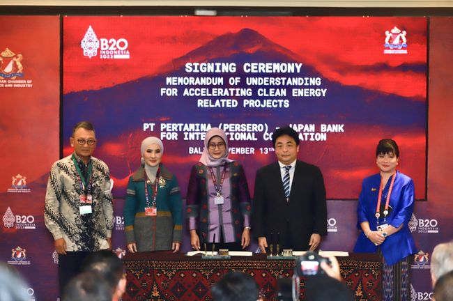 Pertamina Gandeng JBIC Kembangkan Energi Bersih
