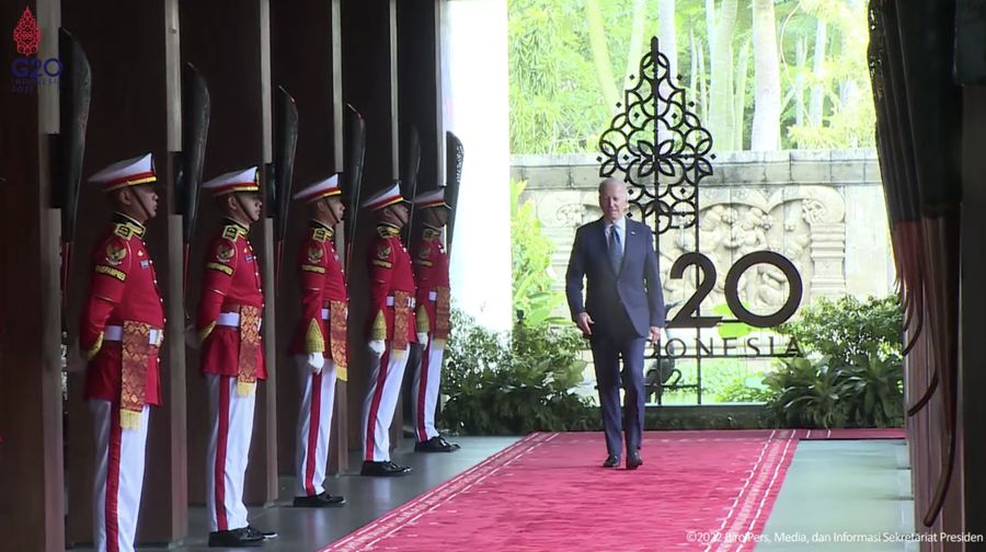Presiden AS Joe Biden (Tangkapan Layar Youtube Sekretariat Presiden RI)