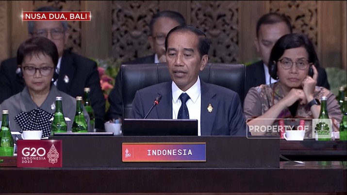 Presiden Jokowi Resmi Buka KTT G20 Indonesia 2022 (CNBC Indonesia TV) Presiden Jokowi Resmi Buka KTT G20 Indonesia 2022 (CNBC Indonesia TV)