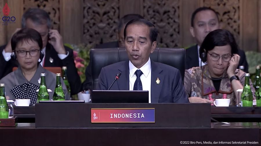 Presiden Republik Indonesia Joko Widodo (Tangkapan Layar Youtube Sekretariat presiden RI)