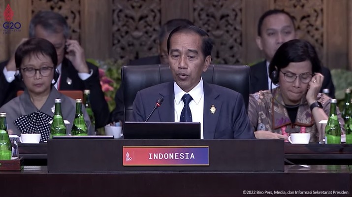 Presiden Republik Indonesia Joko Widodo (Tangkapan Layar Youtube Sekretariat presiden RI) Presiden Republik Indonesia Joko Widodo (Tangkapan Layar Youtube Sekretariat presiden RI)