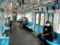 Ini Aturan Masker Terbaru di KRL, MRT, dan Transjakarta