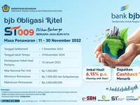 Bank bjb Pasarkan Sukuk Ritel ST009 dengan Imbal Hasil 6,15%