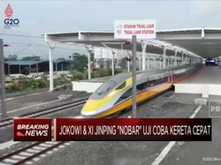 Detik-detik Uji Coba Operasi Kereta Cepat Jakarta-Bandung