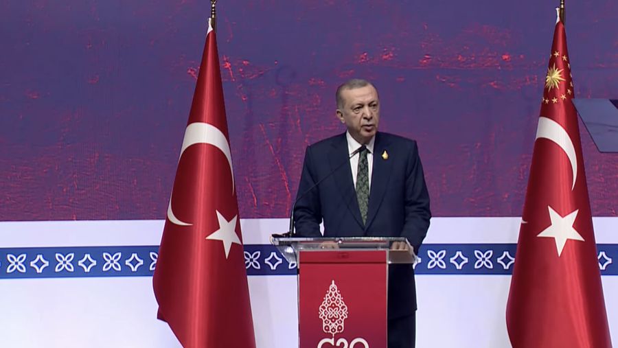 G20 Press Conference: President of Turkey (Mr. Recep Tayyip Erdogan), Bali 16 November 2022
