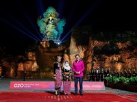 Jokowi Pakai 'Pawang Hujan' Sakti di Gala Dinner G20 Bali