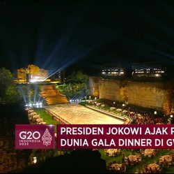 Video: Jokowi Ajak Kepala Negara G20 Makan Malam di GWK