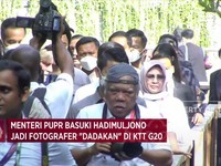 Video: Momen Lucu Menteri PUPR Memotret Jokowi di G20 Bali