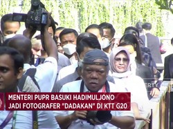 Video: Momen Lucu Menteri PUPR Memotret Jokowi di G20 Bali