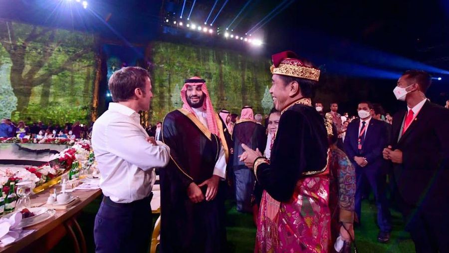 Presiden dan Ibu Iriana Gelar Jamuan Santap Malam bagi Para Pemimpin G20. (Muchlis Jr - Biro Pers Sekretariat Presiden)