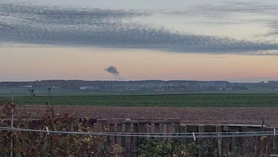 Smoke rises in the distance, amid reports of two explosions, seen from Nowosiolki, Poland, near the border with Ukraine November 15, 2022 in this image obtained from social media. Stowarzyszenie Moje Nowosiolki via REUTERS  THIS IMAGE HAS BEEN SUPPLIED BY A THIRD PARTY. MANDATORY CREDIT     TPX IMAGES OF THE DAY