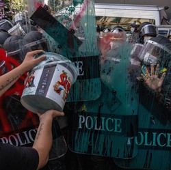 Chaos! Demo Rusuh Warnai KTT APEC 2022 di Bangkok Thailand