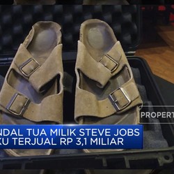 Video: Sandal Tua Milik Steve Jobs Laku Terjual Rp 3,1 Miliar