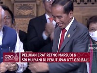 Pelukan Erat Retno Marsudi & Sri Mulyani di Penutupan KTT G20