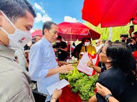 Usai KTT G20, Jokowi Langsung Blusukan ke Pasar di Bali