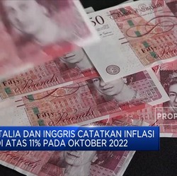 Video: Italia & Inggris 'Kompak' Cetak Inflasi Tinggi