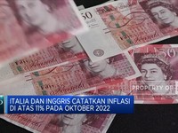 Video: Italia & Inggris 'Kompak' Cetak Inflasi Tinggi