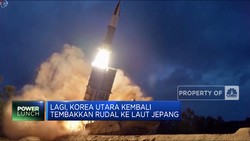 Video: Lagi, Korea Utara Tembakkan Rudal ke Laut Jepang