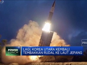 Video: Lagi, Korea Utara Tembakkan Rudal ke Laut Jepang